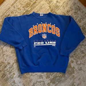 Vintage Denver Broncos Proline Crewneck